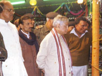 Dr. M. M. Joshi visited the Exhibition