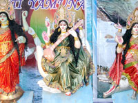 Sangam of Ganga, Yamuna and Sarswati as sangam of prosperity, affection and knowledge