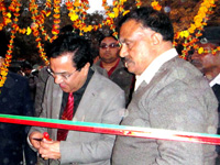 Ganga Exhibition  - Prof. A. K. Bakshi VC UPTROU inaurate the exhibition