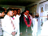 Prof. W. Malik, V. C. of A.U. & Sri  P. K. Agrawal (Regional Director, CGA)